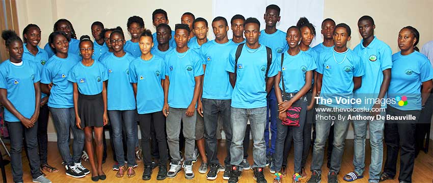 Image: Saint Lucia CARIFTA Team 2014 won - 1 gold, 1 silver and 1 bronze in Martinique 2014 (Photo: Anthony De Deauville)