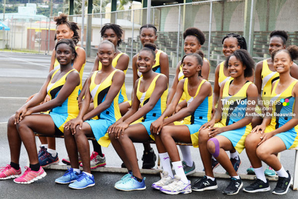 Image: Saint Lucia National Under - 16 Netball Team (Photo: Anthony De Beauville)