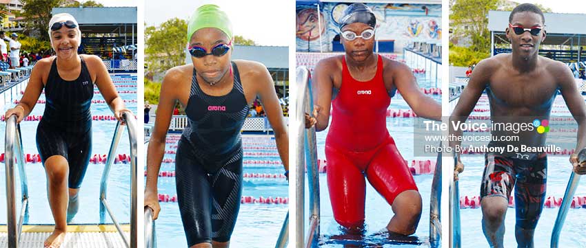 Image: (L-R) Meggan Scott, Courtney Paul, Anyka Holder, Allandre Cross. (Photo: Anthony De Beauville)