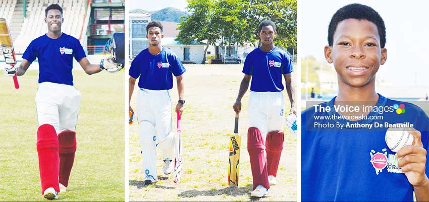 Image: (L-R) Garvin Serieux, Dominic Auguste, Lee Solomon and Simeon Gerson. (PHOTO: Anthony De Beauville)