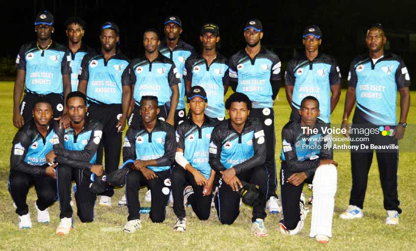Image: Gros Islet Knight Riders set to take on Choiseul Craft Masters. (PHOTO: Anthony De Beauville)