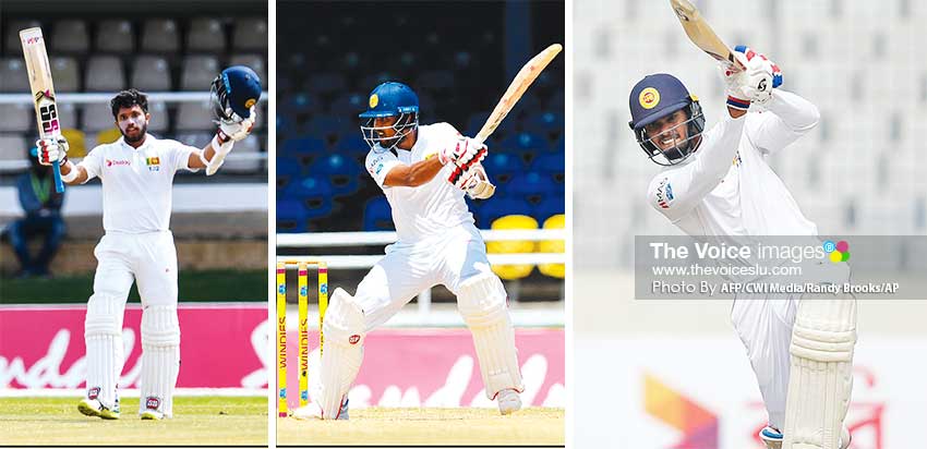 Image: (L-R) Kusal Mendis, Dinesh Chandimal and Dhananjaya de Silva. (PHOTO: AFP/CWI Media/Randy Brooks/AP)