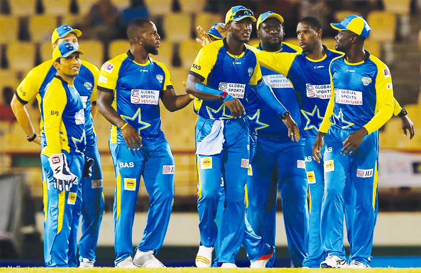 Image of The St. Lucia Stars in 2017. (PHOTO: CPL)