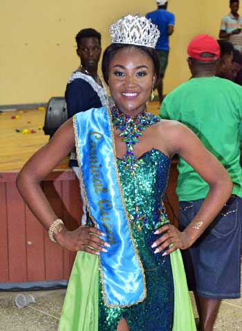 Image of Micoud Carnival Queen Nelma Gonzague