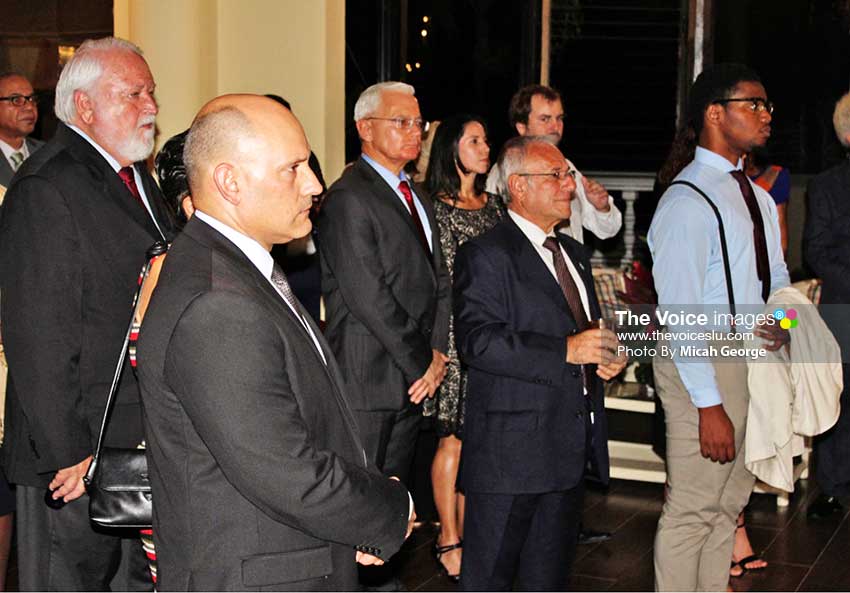 Image: Some of the Ambassador’s specially invited guests at Monday night’s reception.