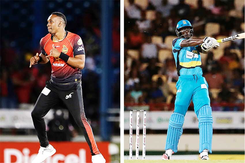 Image: (L-R) Best of friends, Dwayne Bravo and Daren Sammy to set the DSCG ablaze (Photo: CPL T20 Getty Images/Sportsfile)