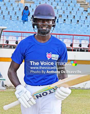 Image of Kimani Melius top scored for the WWIs with 65 (Photo: Anthony De Beauville)