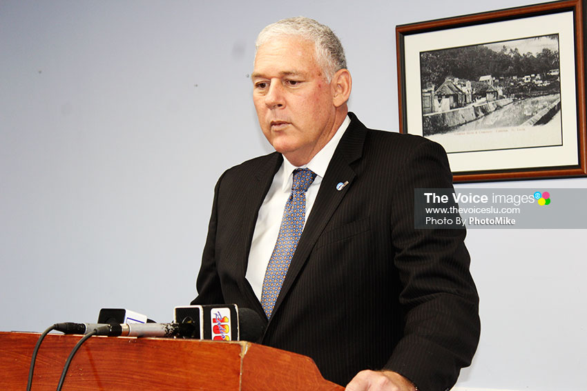 Image of Prime Minister and Minister for Finance, Economic Growth, Job Creation and External Affairs, Honourable Allen M. Chastanet [PHOTO: PhotoMike]