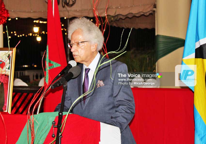 Image: His Excellency Governor General Sir Neville Cenac looking back on his early relations with Morocco