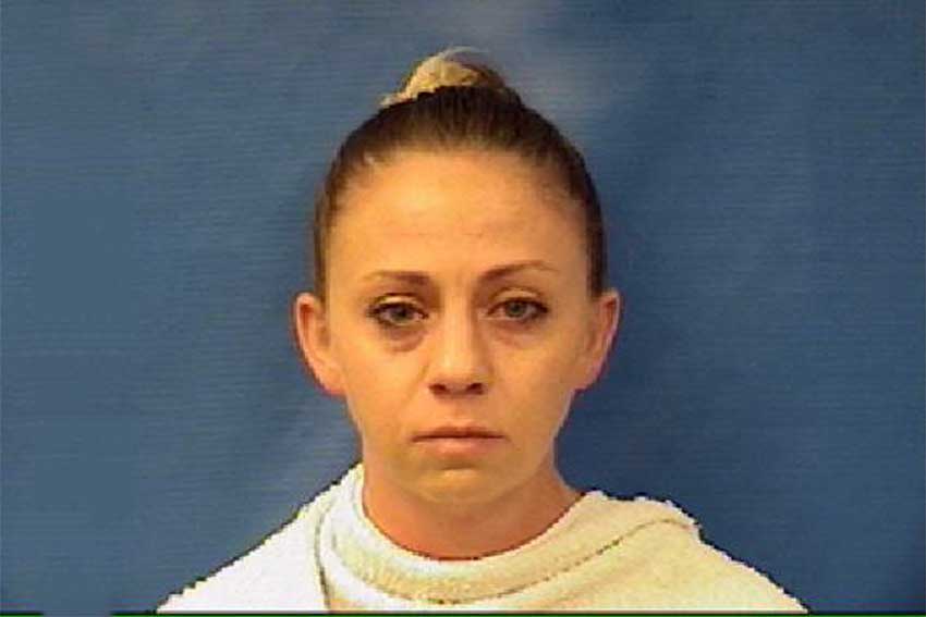 Image of Amber Guyger’s mugshot (KAUFMAN COUNTY JAIL)