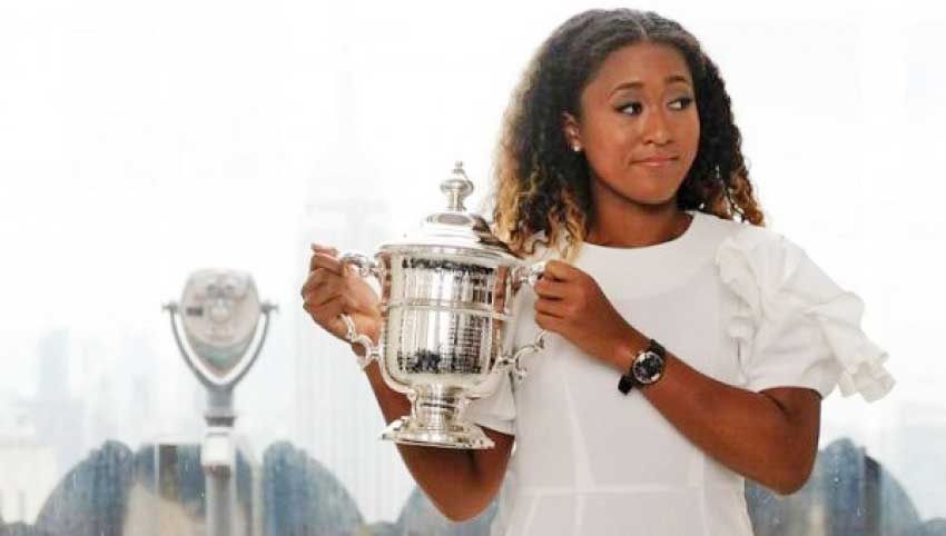 Image of Naomi Osaka, 20, winner of the Grand Slam Tennis Final