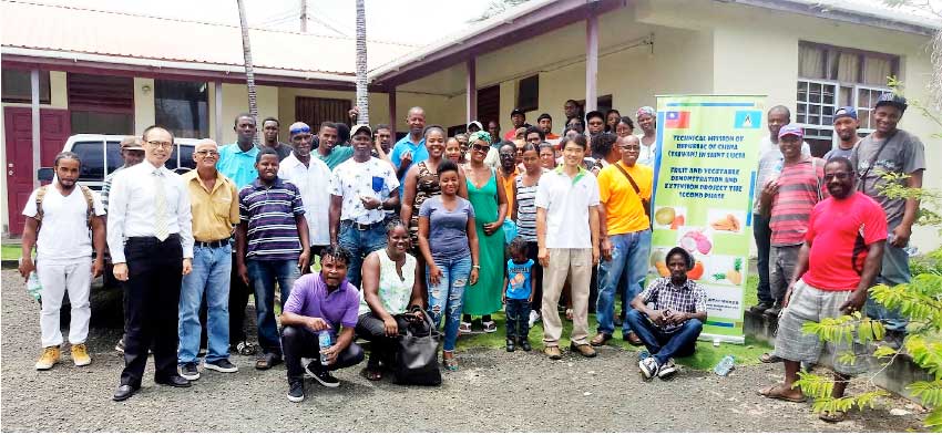 Image: Participants of workshop in Micoud on 6th September, 2018