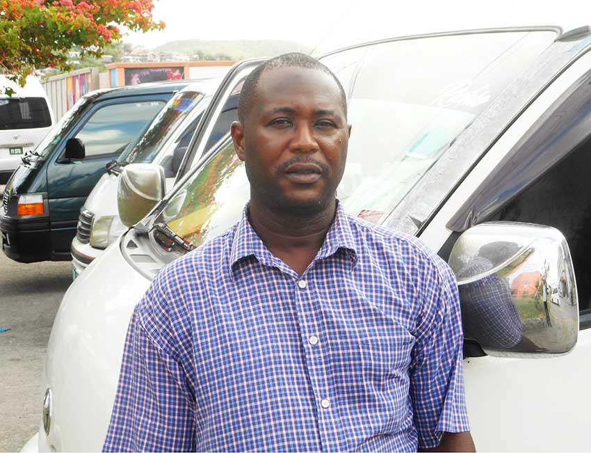 Image of Peter Richard, president of the Mon Repos Minibus Drivers Association