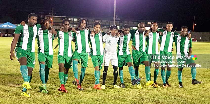 Image of defending champions Vieux Fort South. (PHOTO: Anthony De Beauville). 