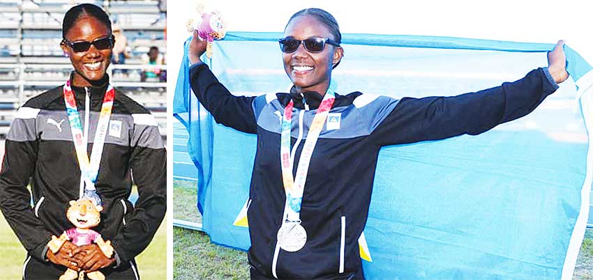 Image: (L-R) Youth Olympic Games silver medalist, Julien Alfred. (PHOTO: IAAF)