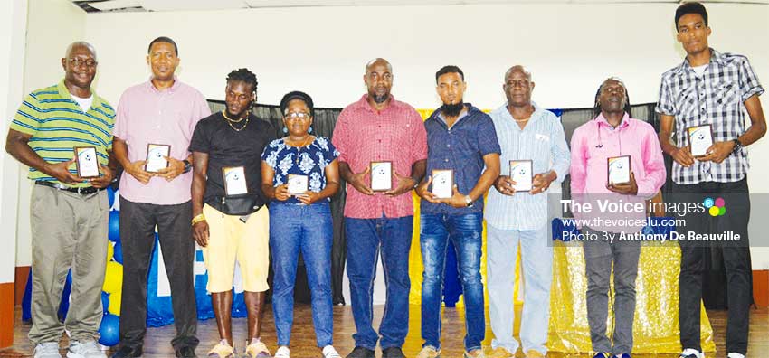 Image: Proud sponsors from the Desruisseaux community who made the 2018 DFL football season possible. (PHOTO: Anthony De Beauville)