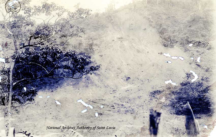 Image of an archived photo of the disaster eight decades ago…