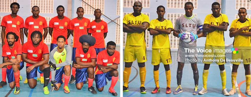 Image: (L-R) Defending champions PCD; Saint Lucia Teachers Union set for Friday evening entertainment. (PHOTO: Anthony De Beauville)