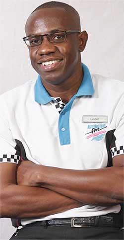 Image of Automotive Art St Lucia’s General Manager, Mr. Lyndell Halliday