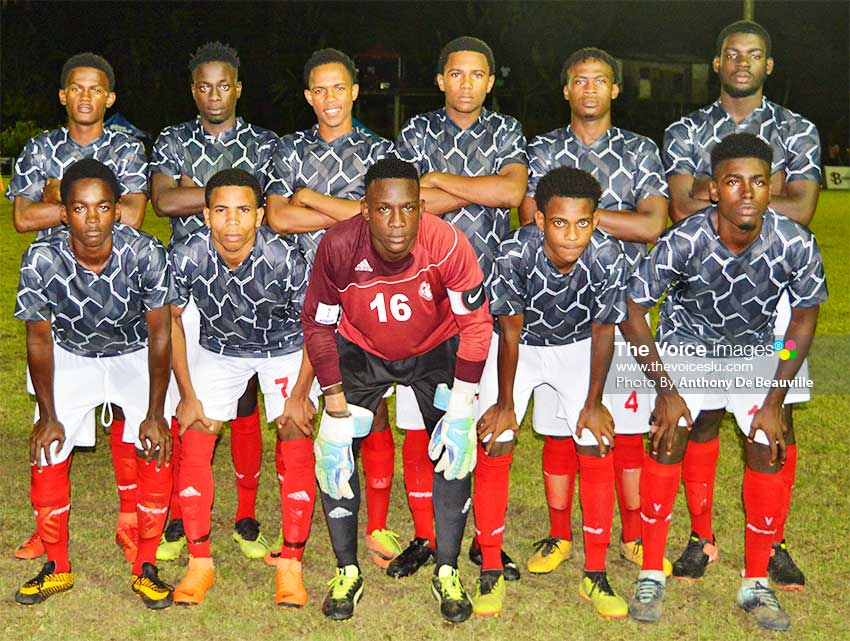 Image of the national U20 Team Blackheart Super 8 champions 2018; (front row) captain Vino Barclette from left (Photo: Anthony De Beauville)