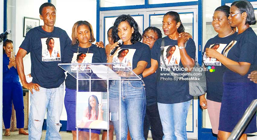 Image: Tuesday night’s vigil also heard a plea for Botham Jean’s supporters to also pray for justice for Kimberly de Leon as well. (PHOTO: PhotoMike)