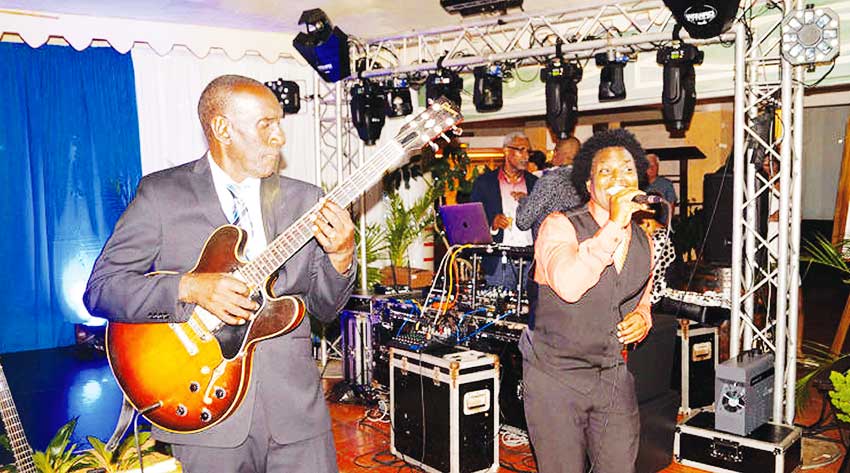 Image: World-renowned guitarist Ronald ‘Boo’ Hinkson was Saint Lucia’s headliner at the event in Martinique last weekend to raise funds for the Marine Police. (PHOTO: Courtesy Saint Lucia Consulate in Martinique)