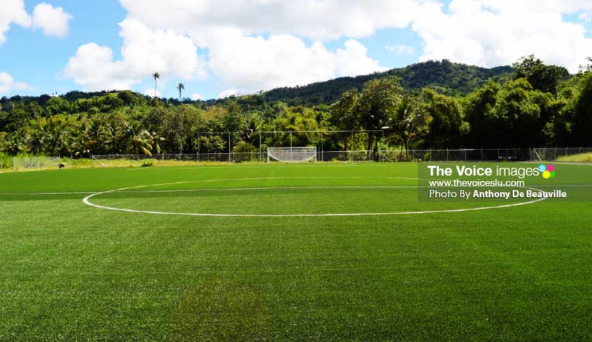 Image: SLFA President Lyndon Cooper says, “As a result in playing facilities the game will improve in Saint Lucia.” (PHOTO: Anthony De Beauville)