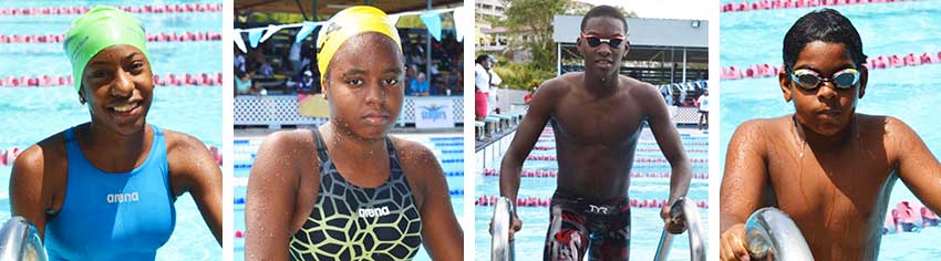 Image: (L-R) Chloe Thomas, Mikaili Charlmagne, Allandre Cross and Ethan Hazell. (PHOTO: Anthony De Beauville)