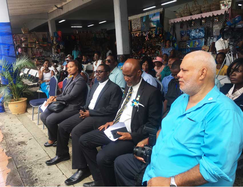 Image: A special ceremony held this month paid tribute to contributions of vendors in Castries.