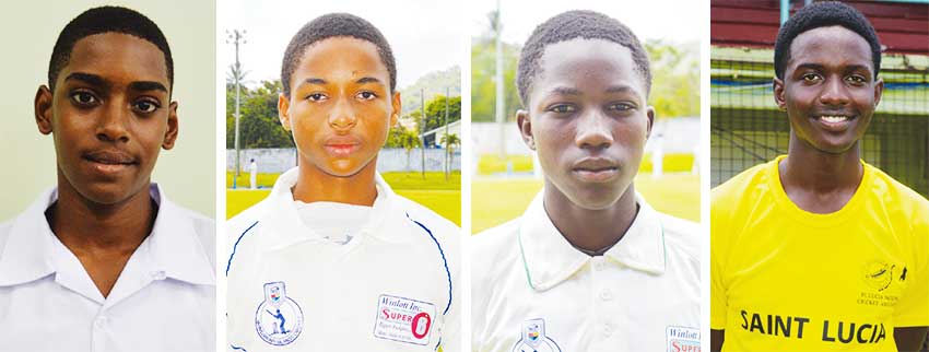 Image: (L-R) Bolton Sayers, Keegan Arnold, Tyrone Theodore and Kimani Melius. (PHOTO: Anthony De Beauville)