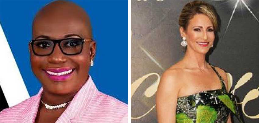 Image of Education Minister Gale Rigobert and Raquet Du DoulayChastanet are two of the speakers on the Tea & Testimony lineup.