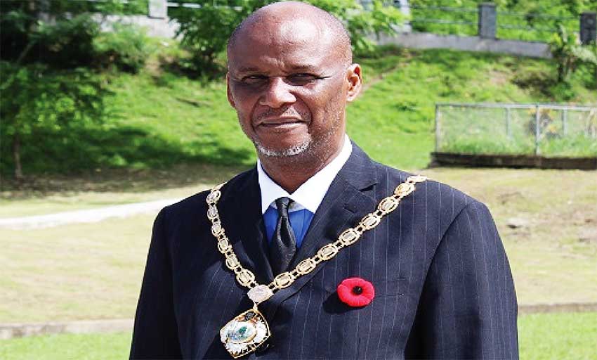 Image of Mayor of Castries Peterson Francis.