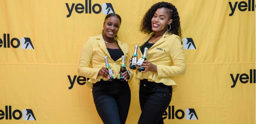 Image of Yello promo ladies in full spendour. (PHOTO: Belle Portwe)