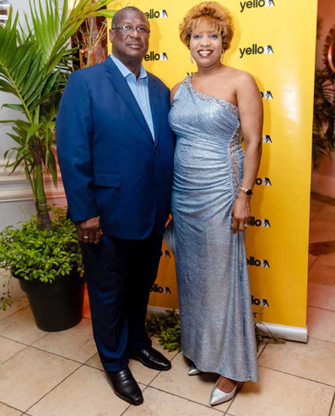 Image of Minister for Infrastructure, Ports, Energy and Labour Stephenson King and wife Rosella. (PHOTO: Belle Portwe)
