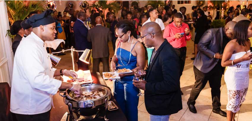 Image: Food and drinks flowed freely. (PHOTO: Belle Portwe)