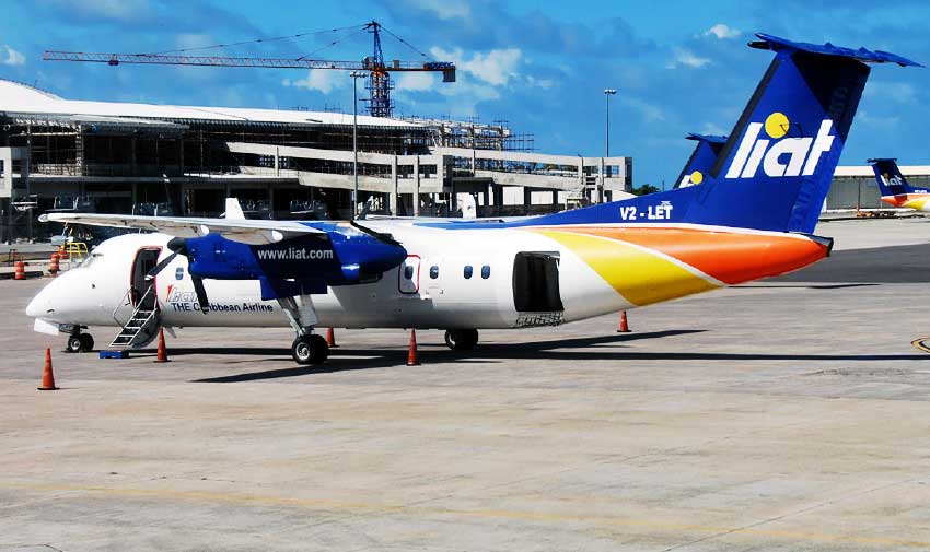 Image of a LIAT airplane