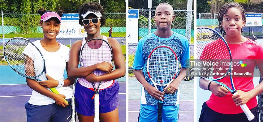 Image: (L-R) This evening in Women’s Open, NadjemaMorille will play Netanya Faissal; Peterson George set to play Corey Charles in Men’s action; while Aviona Edmund will be on show at the weekend.(PHOTO: Anthony De Beauville)
