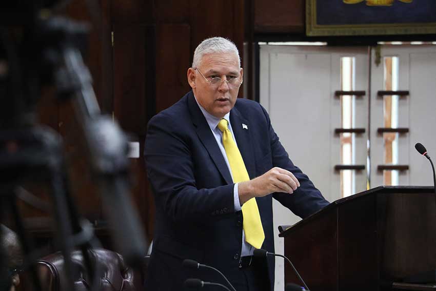 Opposition and UWP Political Leader, Allen Chastanet