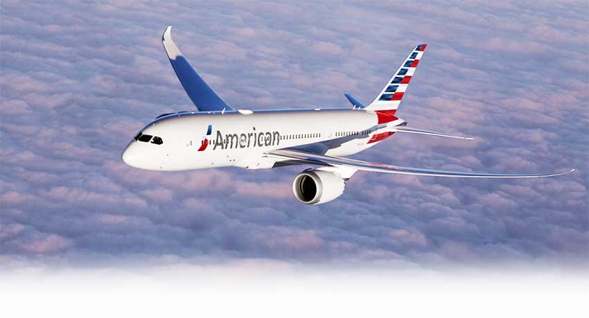 Image of American Airlines flight