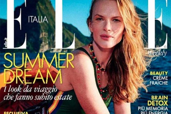 Image: Saint Lucia featured as the stunning backdrop for Elle Italia.