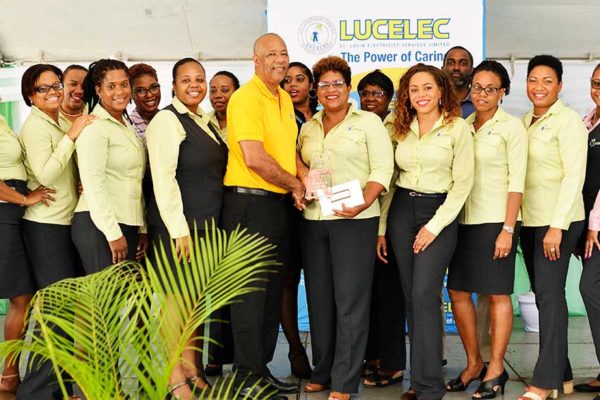 Image of LUCELEC's 2018 Large Department of the Year