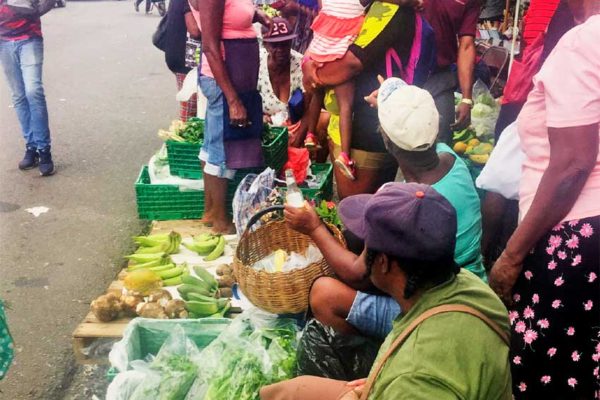 Image: Jeremie Street provisions vendors, days before eviction.