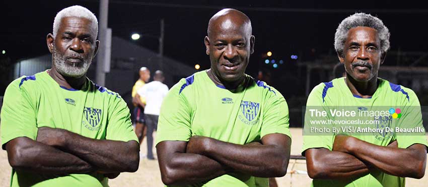 Image: (L-R) In the 40+ VSADC will play X- Men from Trinidad at 3.00 p.m and Gros Islet takes on Labowee Connextions at 12.00 noon at the DSCG. PHOTO: VISI/Anthony De Beauville) 