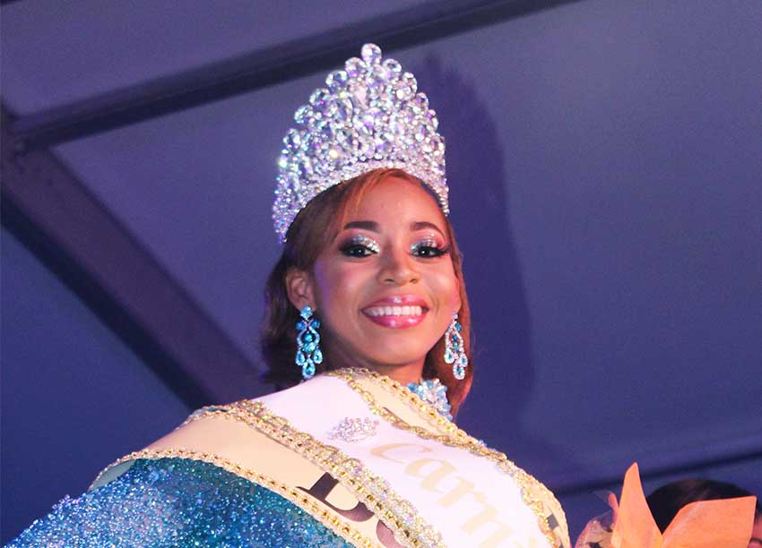 Image of Carnival Queen 2019, Miss Laborie Co-operative Credit Union Wenia Verneuil.