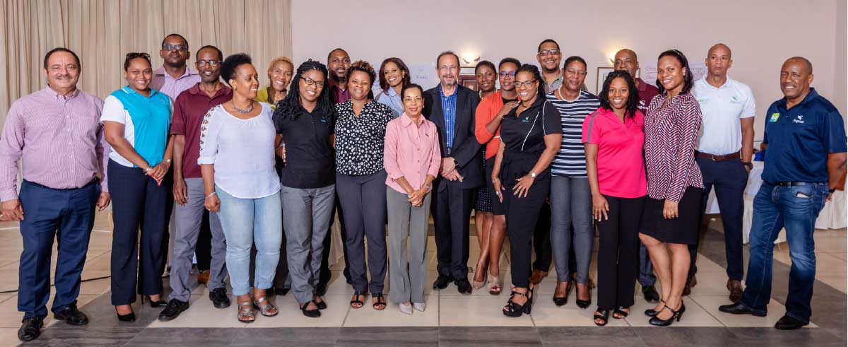 Image: Sagicor representatives at the LIMRA Advisor Development Training event.