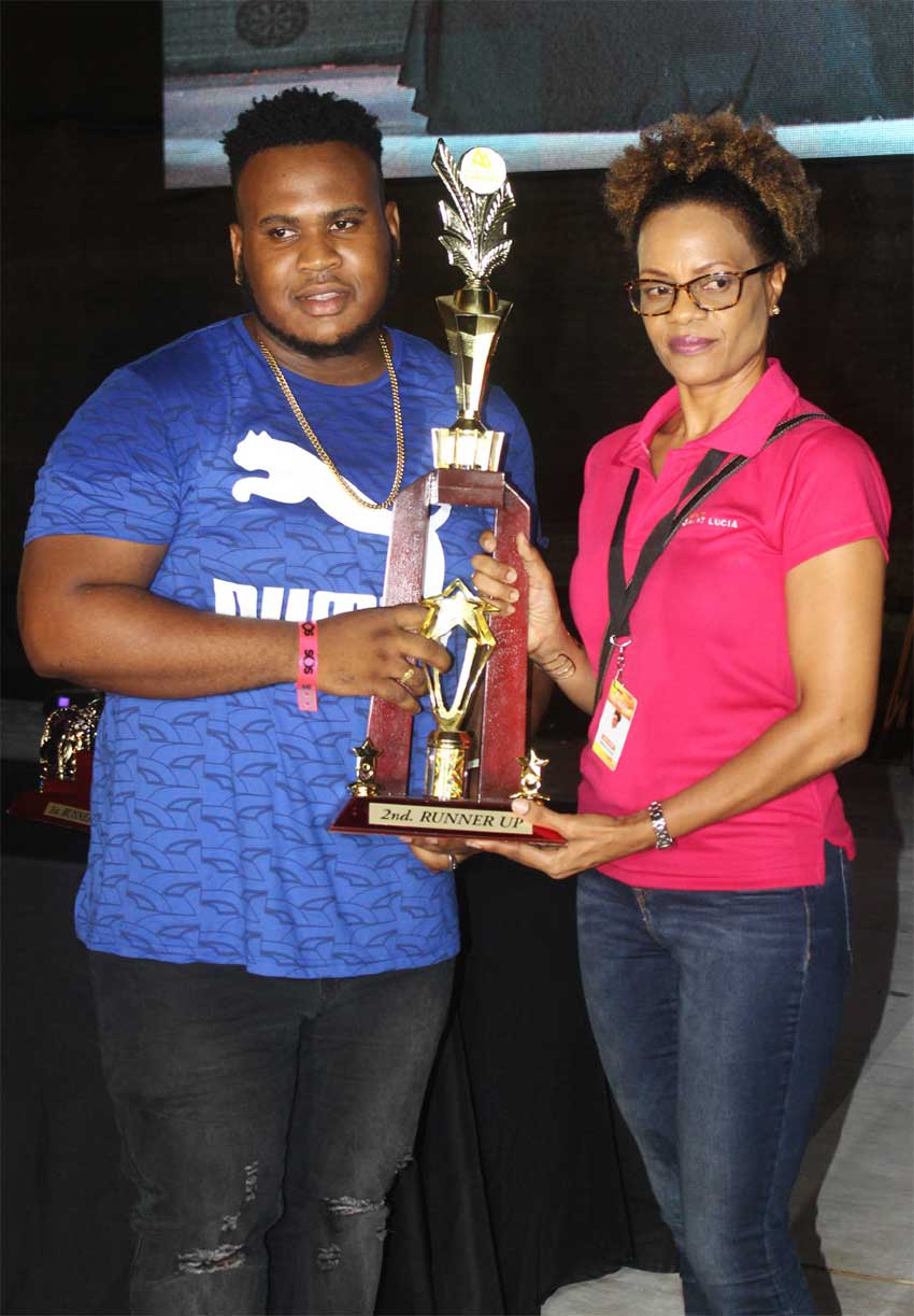 Image of Groovy third place winner Shemmy J (left). 