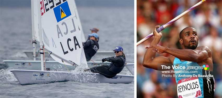 Image: (L-R) Stephanie Devaux Lovell and Albert Reynoilds . (PHOTO: Anthony De Beauville)  