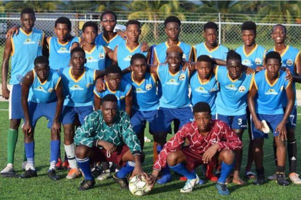Image: Team Saint Lucia for CONCACAF Under 15 tournament in Florida, USA. (PHOTO: TF)