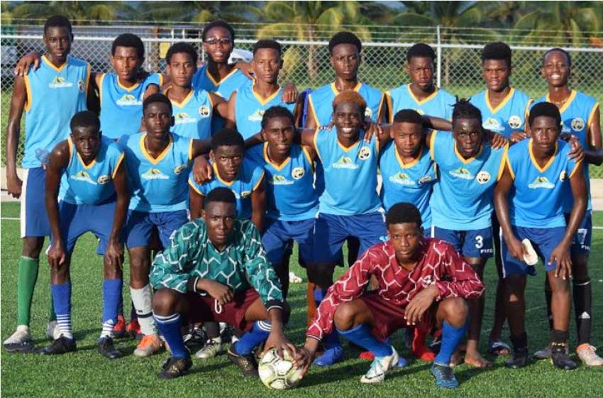 Image: Team Saint Lucia for CONCACAF Under 15 tournament in Florida, USA. (PHOTO: TF)