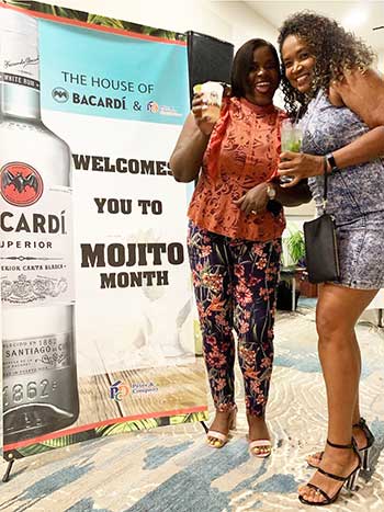 Image of patrons at the launch of BACARDÍ Mojitos. 